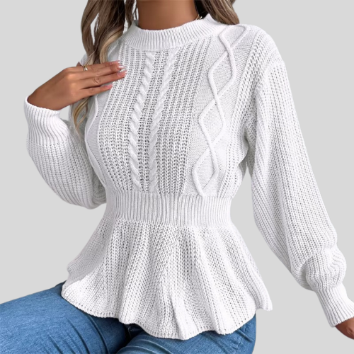 LEXA - MAGLIONE CON LAVORAZIONE A TRAMA