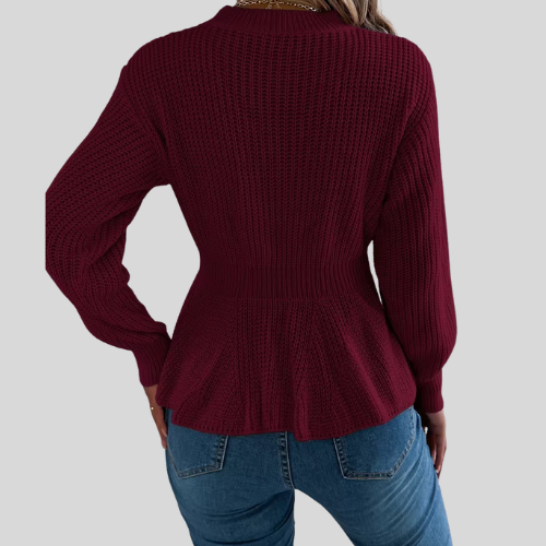 LEXA - MAGLIONE CON LAVORAZIONE A TRAMA