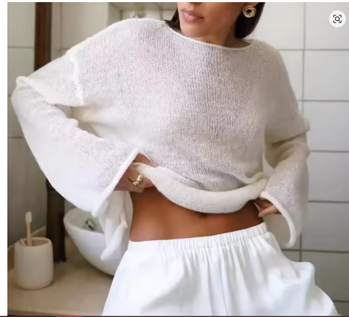 Maglione donna, lana d'autunno